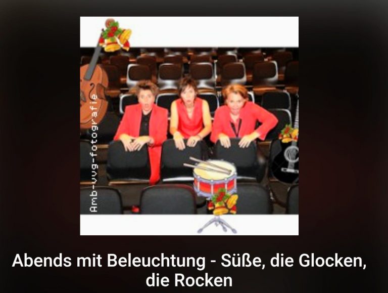 Abends mit Beleuchtung - Süße, die Glocken, die Rocken